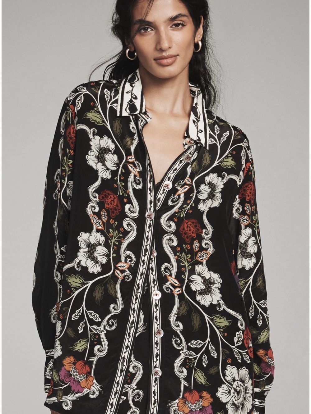 FARM Rio Roccoco Floral Button-Up Shirt and matching pants